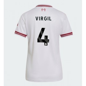 Liverpool Virgil van Dijk #4 Borte skjorte til dame 2026-27 Kortermet
